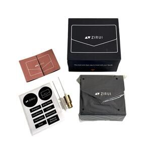 New in box ZIRUI GO CASE Matt black travel case and bottle set